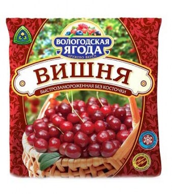 Вишня б/к Вологодская ягода 300гр*10шт